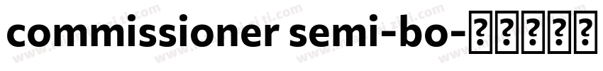 commissioner semi-bo字体转换